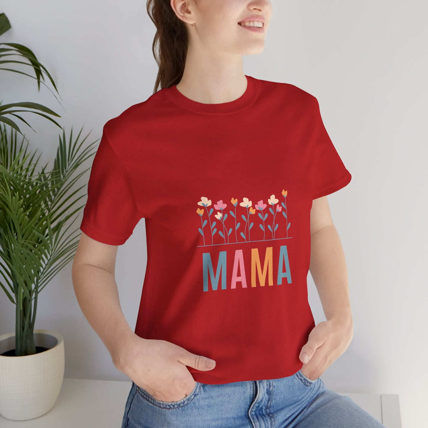 Mama Floral T-Shirt — Pastel Flowers Mother's Day Tee