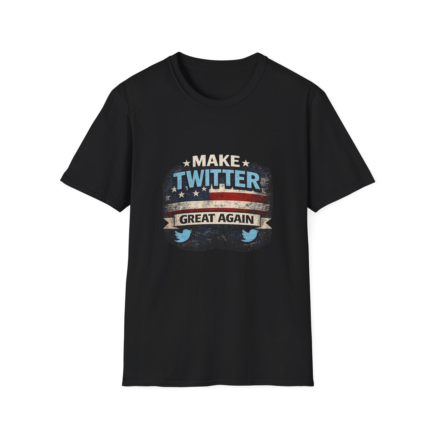 Make Twitter Great Again Vintage Graphic T-Shirt