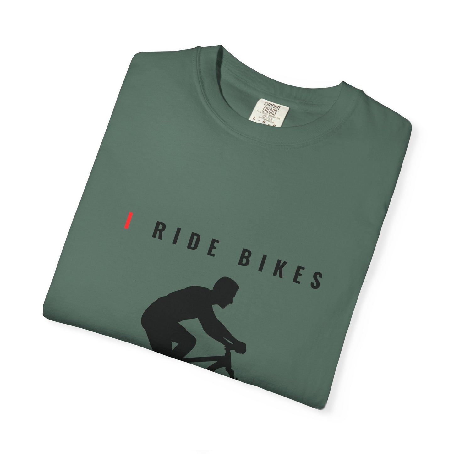 Biking Pizza T-Shirt — "I Ride Bikes So I Can Eat More Pizza" Cycling Tee