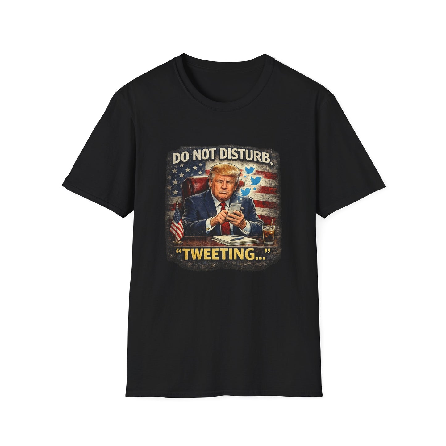 Do Not Disturb "Tweeting" Graphic Tee