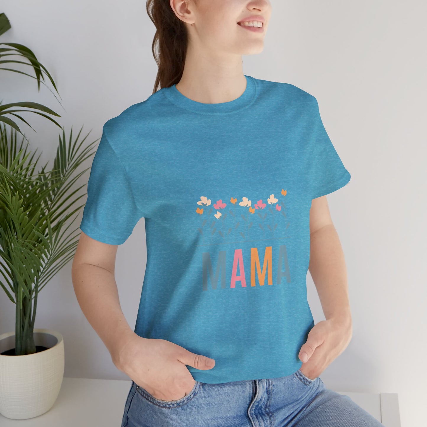 Mama Floral T-Shirt — Pastel Flowers Mother's Day Tee