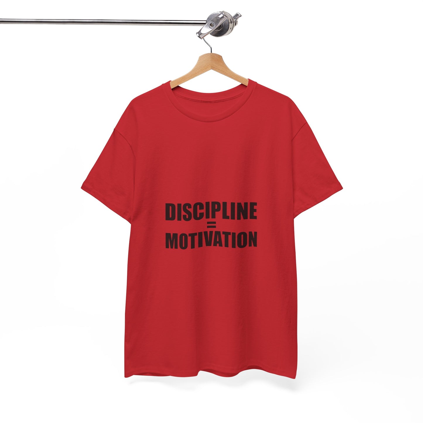 Discipline Over Motivation T-Shirt — Minimalist Motivational Tee