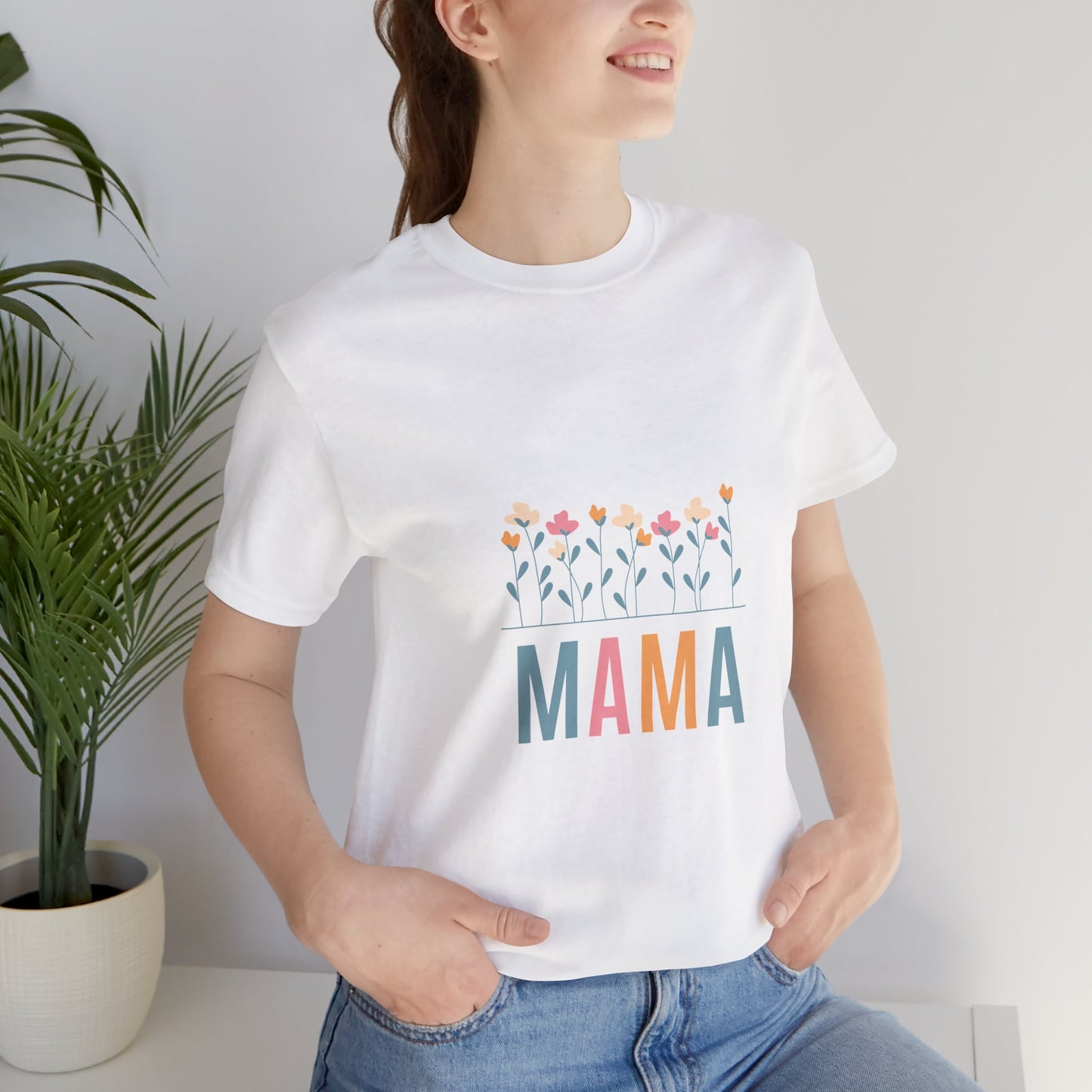 Mama Floral T-Shirt — Pastel Flowers Mother's Day Tee