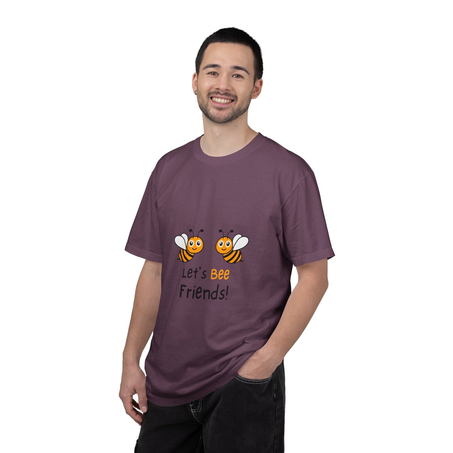 Let's Bee Friends T-Shirt — Cute Bee Graphic Tee for Kids & Adults