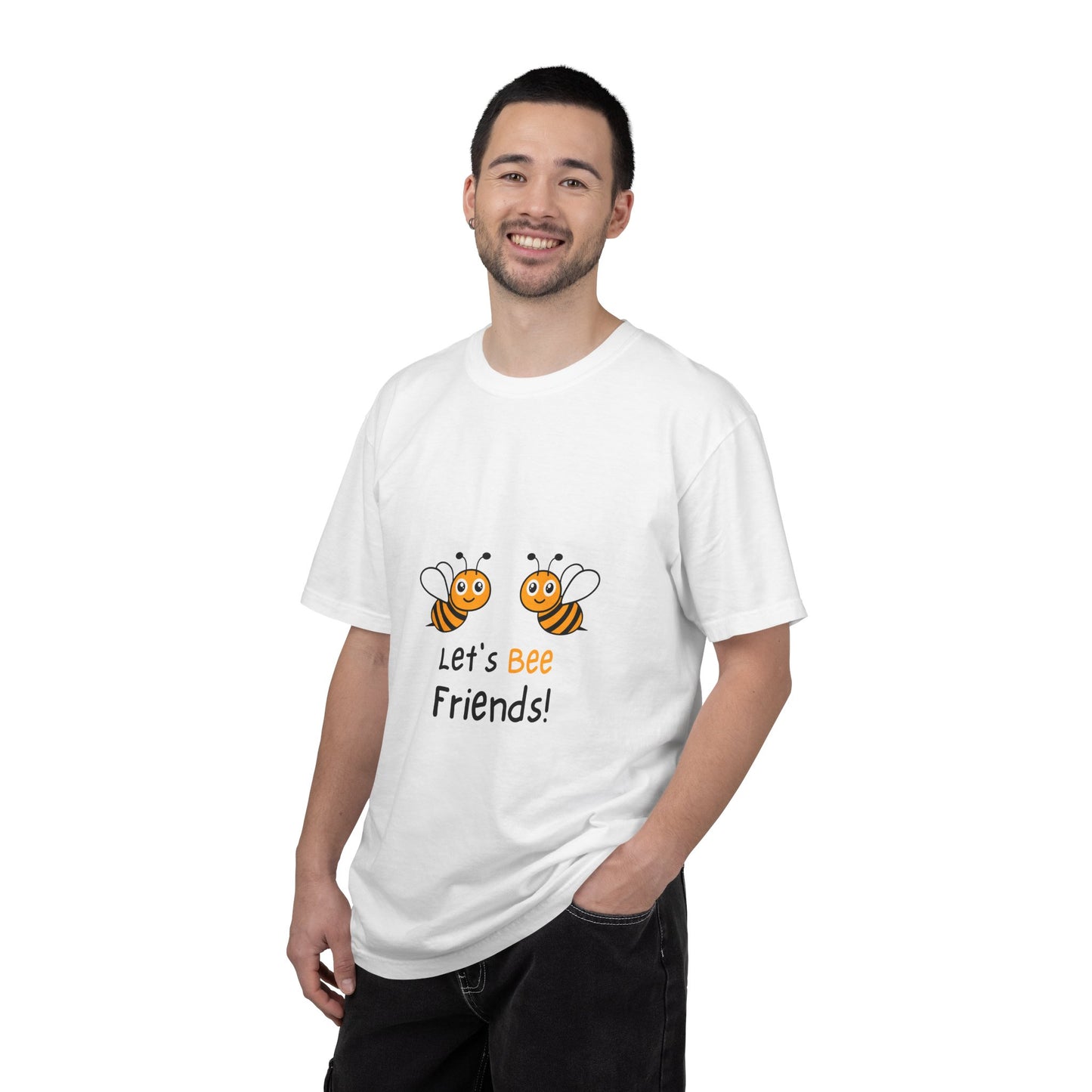 Let's Bee Friends T-Shirt — Cute Bee Graphic Tee for Kids & Adults