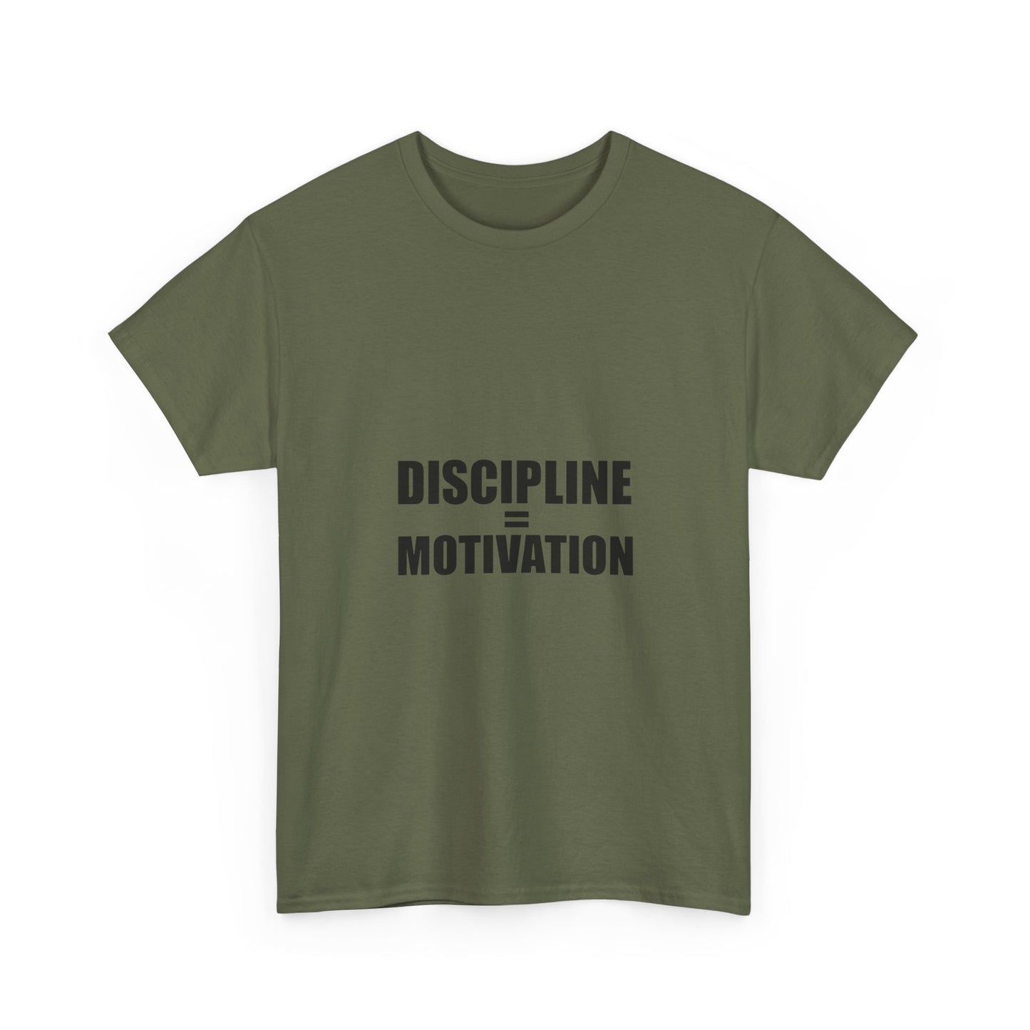 Discipline Over Motivation T-Shirt — Minimalist Motivational Tee