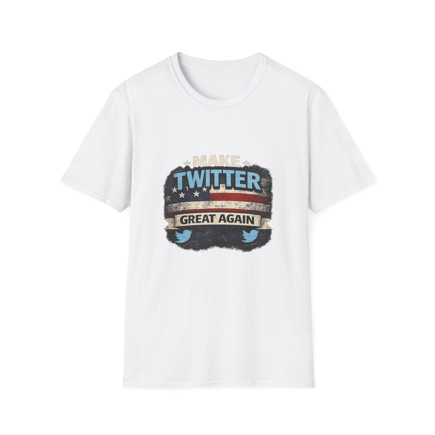 Make Twitter Great Again Vintage Graphic T-Shirt