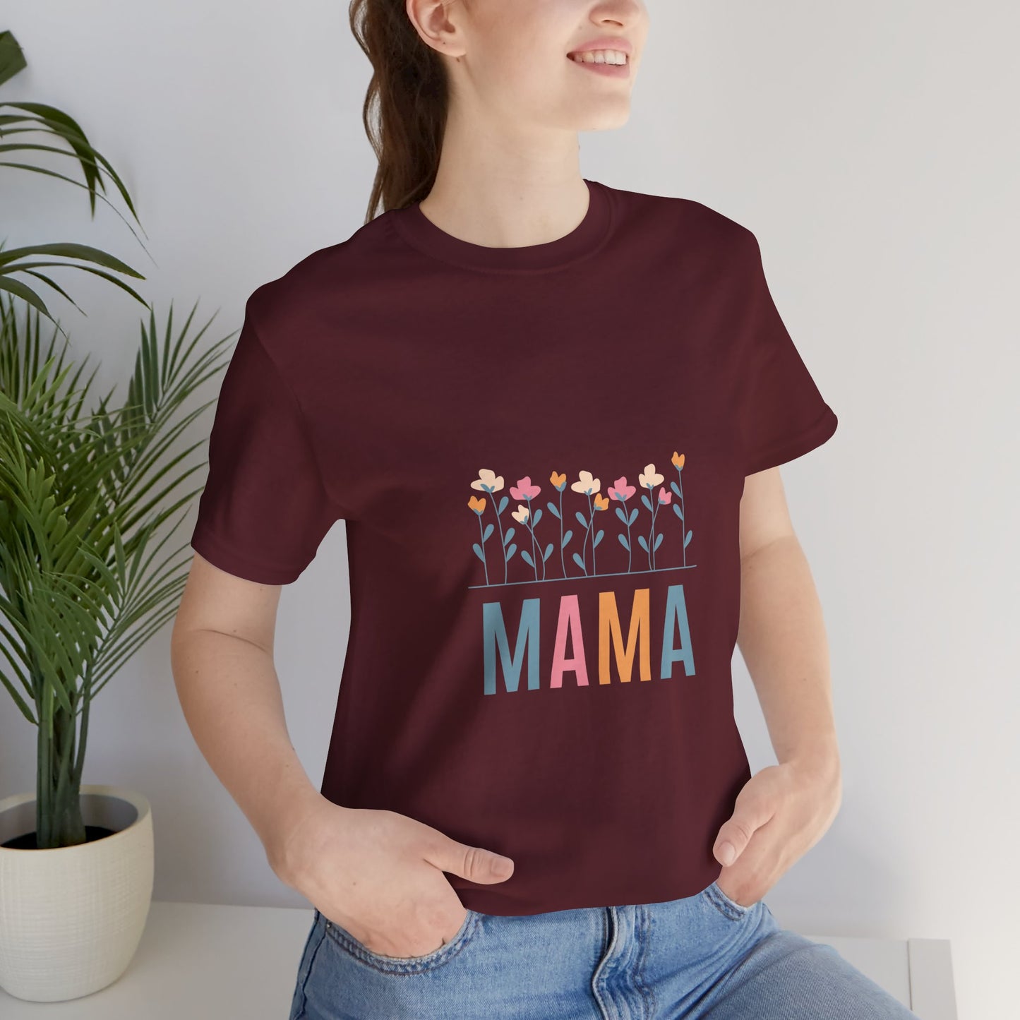 Mama Floral T-Shirt — Pastel Flowers Mother's Day Tee