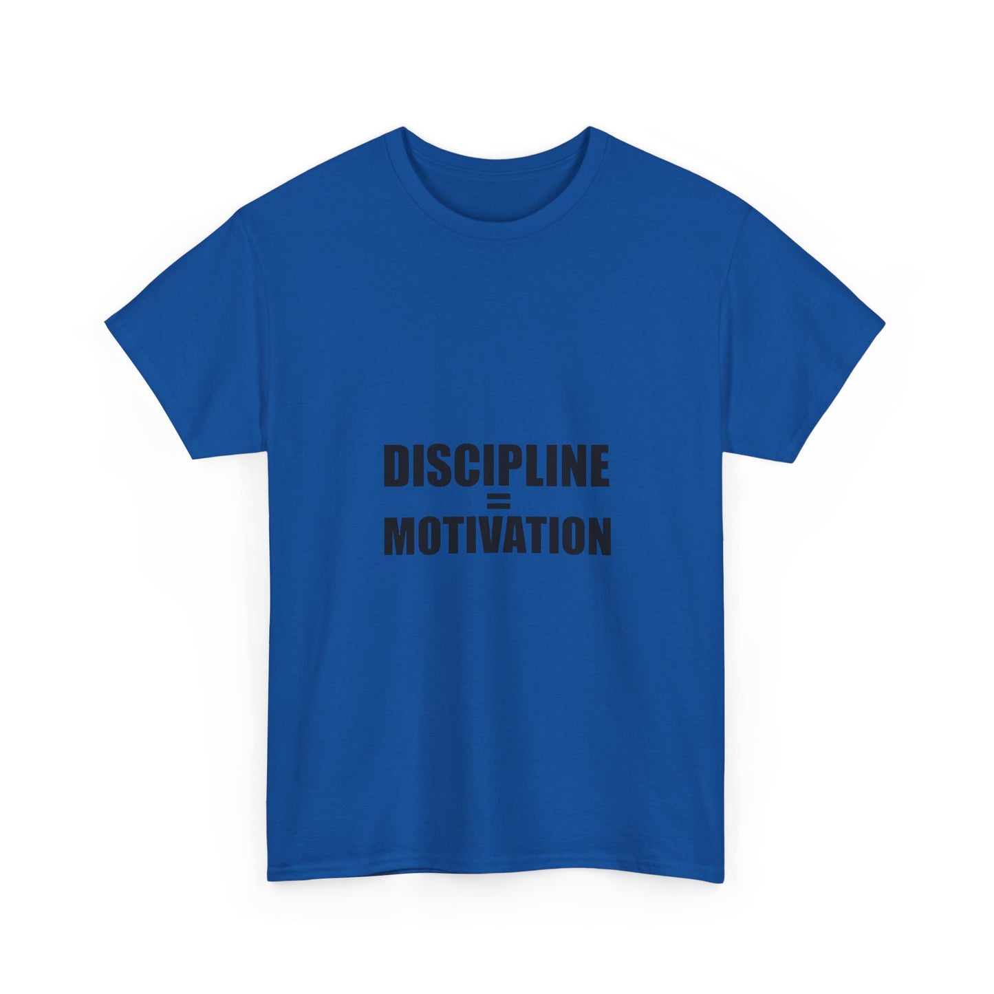 Discipline Over Motivation T-Shirt — Minimalist Motivational Tee