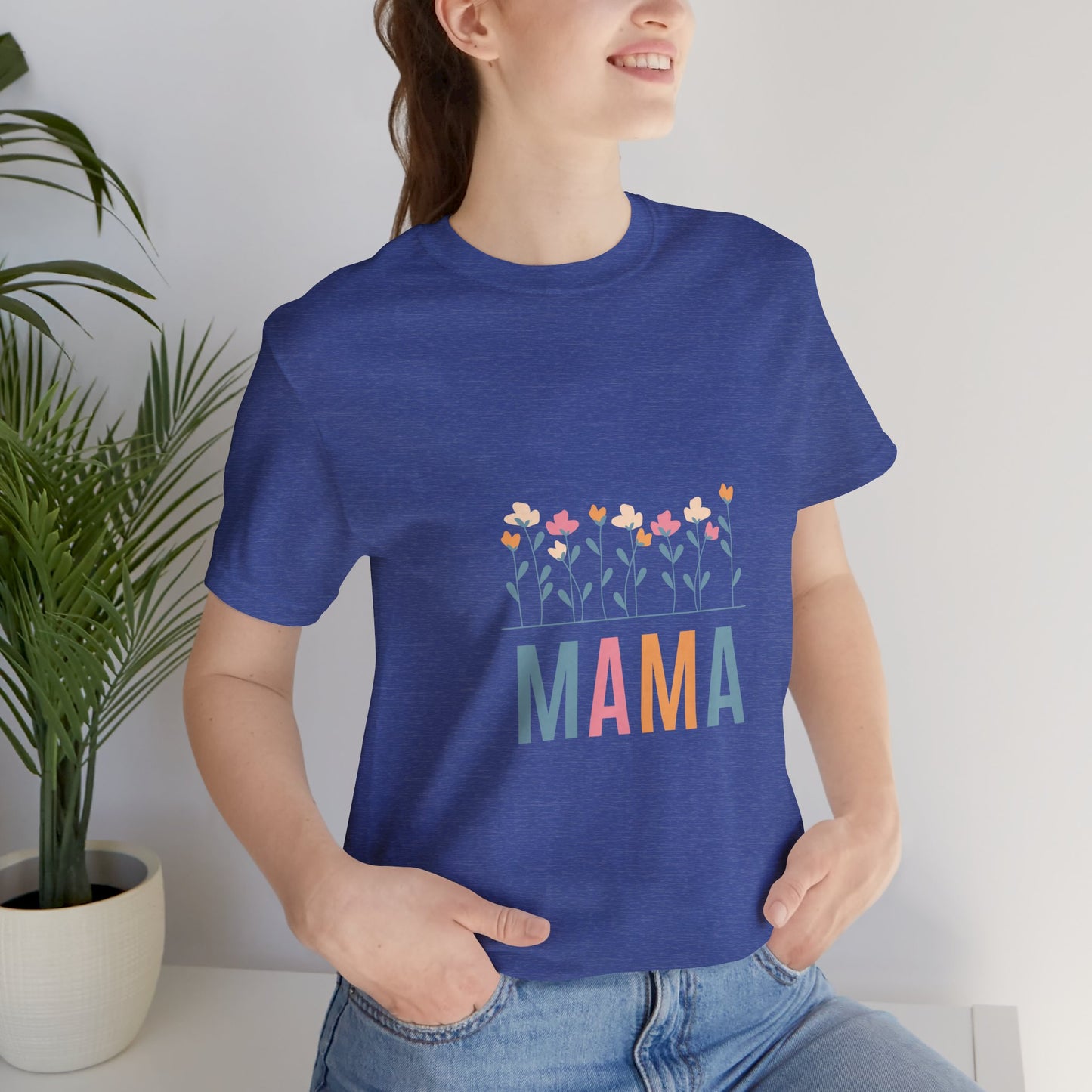 Mama Floral T-Shirt — Pastel Flowers Mother's Day Tee