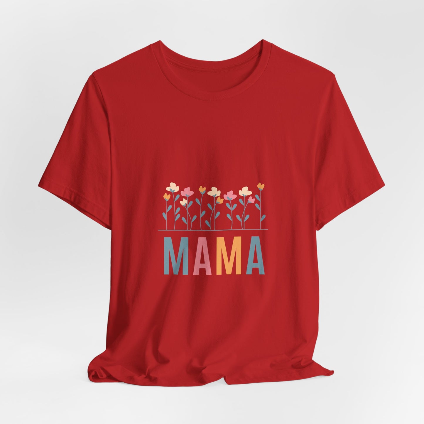 Mama Floral T-Shirt — Pastel Flowers Mother's Day Tee