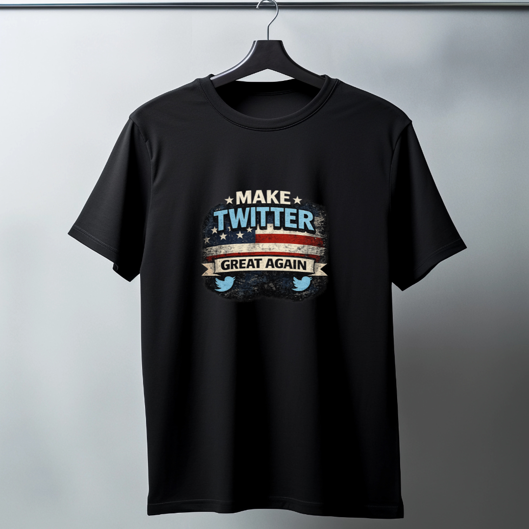 Make Twitter Great Again Vintage Graphic T-Shirt